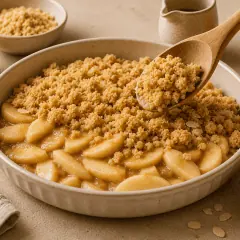 Crumble aux pommes