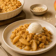 Crumble aux pommes