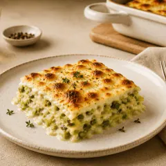 Lasagnes aux poireaux