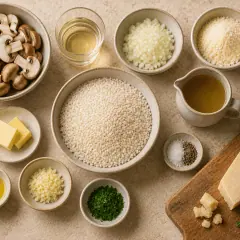 Risotto aux champignons