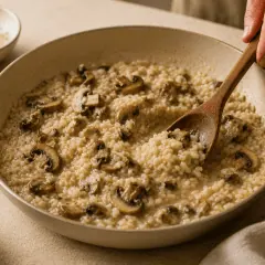 Risotto aux champignons