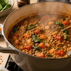 Curry de lentilles
