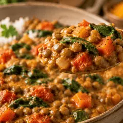 Curry de lentilles
