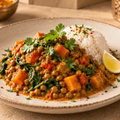 Curry de lentilles