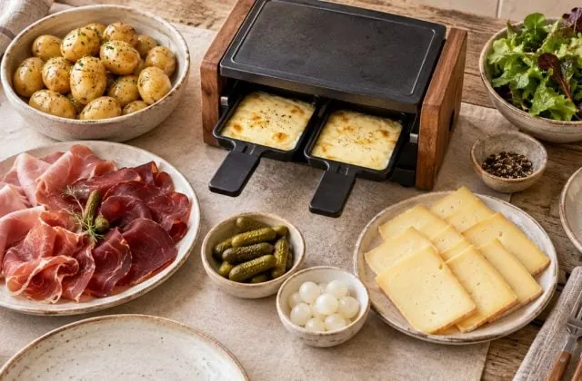 Que servir avec une raclette ?