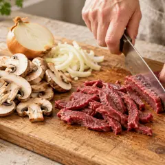 Bœuf Stroganoff express