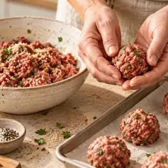 Boulettes de bœuf sauce tomate