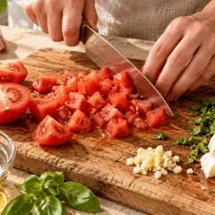 Bruschetta tomate-mozzarella
