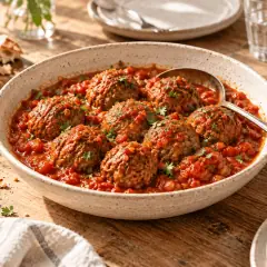 Boulettes de bœuf sauce tomate