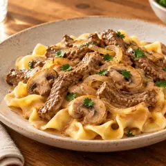 Bœuf Stroganoff express