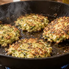 Galettes de courgette à la feta