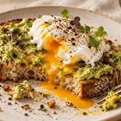 Avocado toast à l’œuf poché