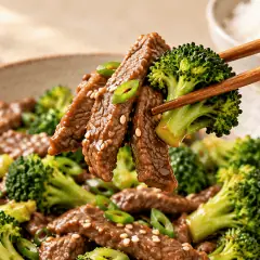 Bœuf sauté au brocoli