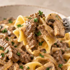 Bœuf Stroganoff express