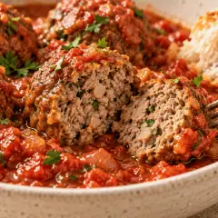 Boulettes de bœuf sauce tomate