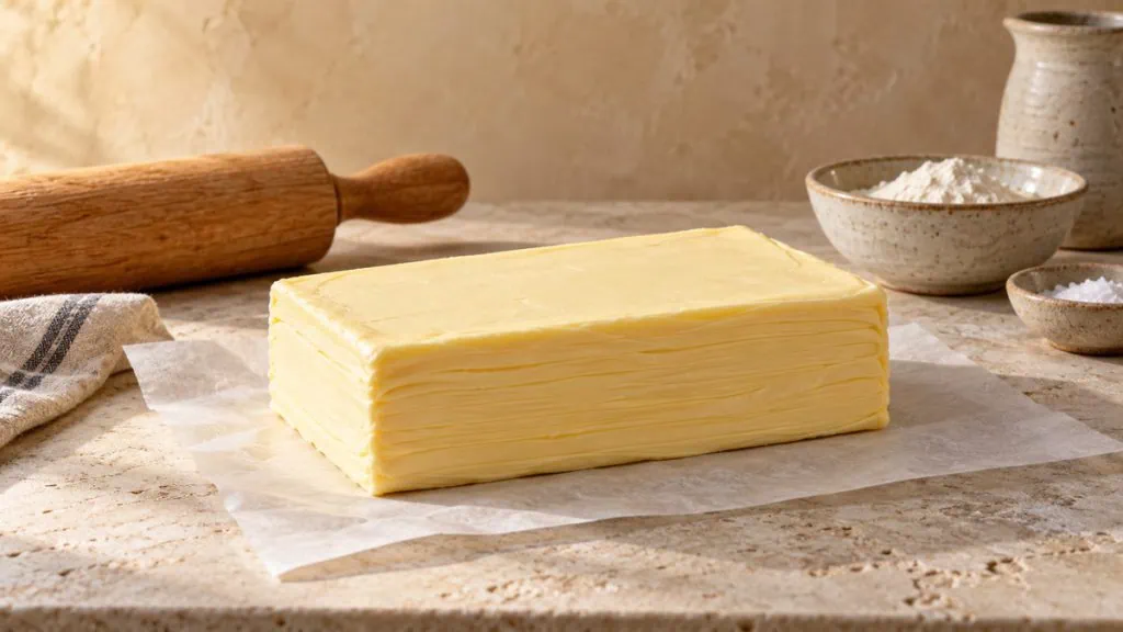 Plaque de beurre de tourage pour pâte feuilletée