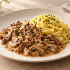 Bœuf Stroganoff