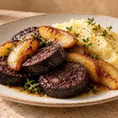 Boudin noir aux pommes