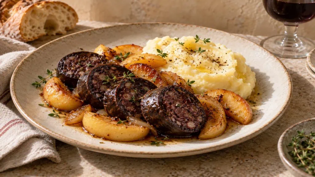 Boudin noir aux pommes, vue principale