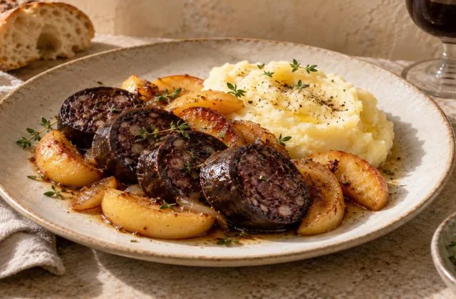 Boudin noir aux pommes, vue principale