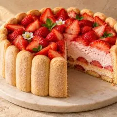 Charlotte aux fraises