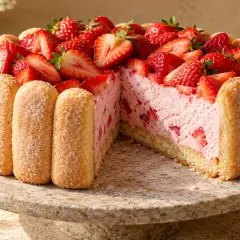 Charlotte aux fraises