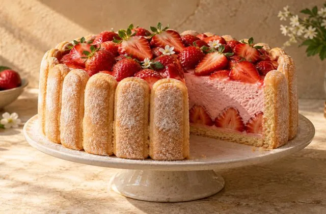 Charlotte aux fraises – vue principale