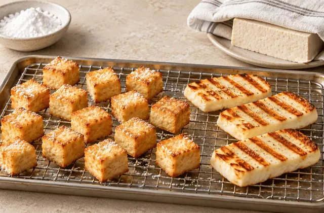Comment rendre le tofu (et le halloumi) croustillant