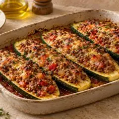 Courgettes farcies