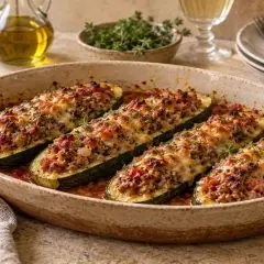 Courgettes farcies