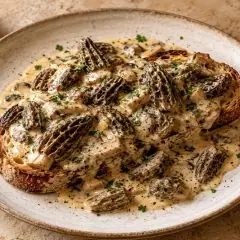 Croûte aux morilles