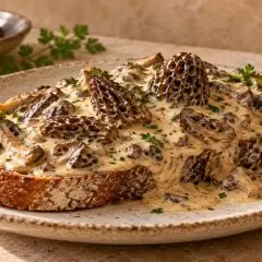 Croûte aux morilles