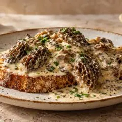 Croûte aux morilles