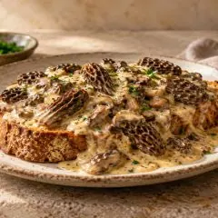 Croûte aux morilles