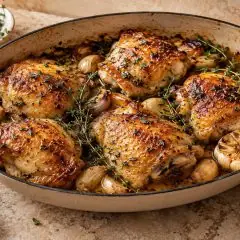 Cuisses de poulet au four
