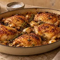 Cuisses de poulet au four