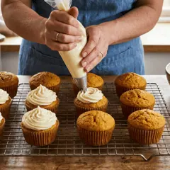 Cupcakes citrouille