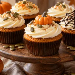 Cupcakes citrouille