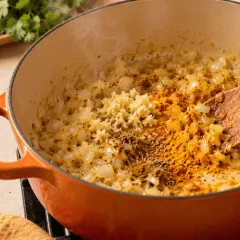 Dahl de lentilles corail