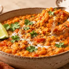 Dahl de lentilles corail