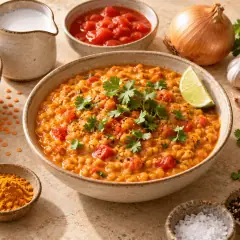 Dahl de lentilles corail