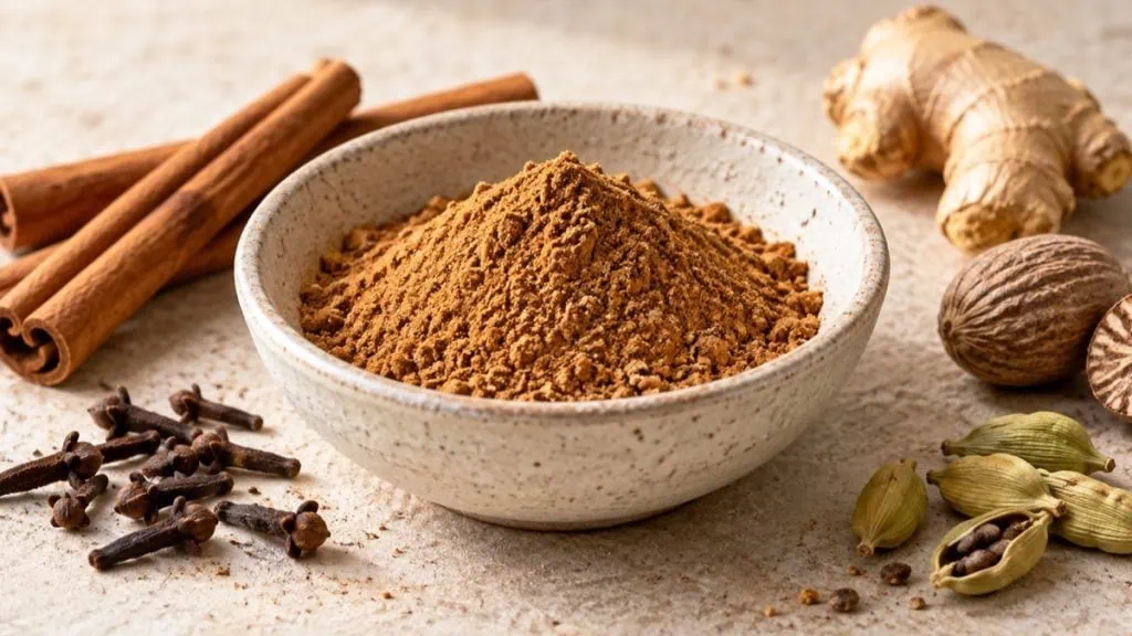 Épices à speculoos avec cannelle, girofle et cardamome