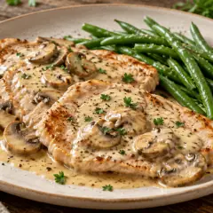 Escalopes de dinde à la moutarde