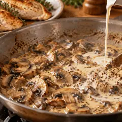 Escalopes de dinde à la moutarde
