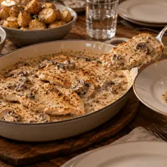 Escalopes de dinde à la moutarde
