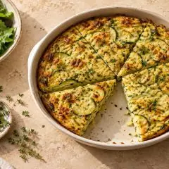 Flan de courgettes