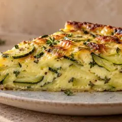 Flan de courgettes