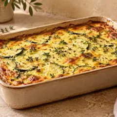 Flan de courgettes