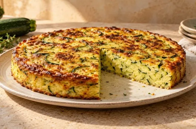 Flan de courgettes – vue principale