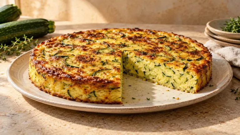Flan de courgettes – vue principale